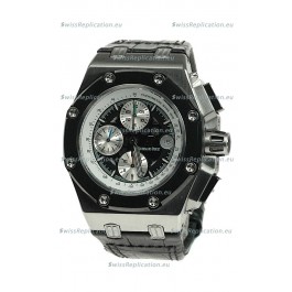 Audemars Piguet Royal Oak Offshore Rubens Barrichello Limited Edition Swiss Watch in Black Dial
