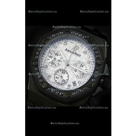 Audemars Piguet Royal Oak Offshore Lady Alinghi Swiss Watch in White Dial
