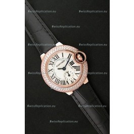Cartier Swiss Ladies Replica Watch in Rose Gold Casing