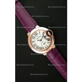 Cartier Swiss Ladies Replica Watch in Rose Gold Casing