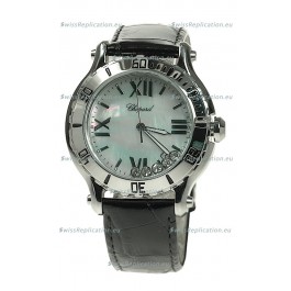 Chopard Happy Sport Ladies Japanese Watch in White Pearl Dial