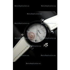 Chopard Limited Edition Swiss Replica Watch in White Strap