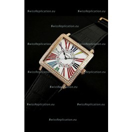 Franck Muller Master Square Swiss Replica Watch in White Dial