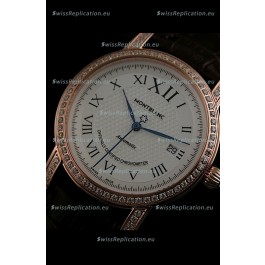 Mont Blanc Swiss Automatic Watch in Rose Gold