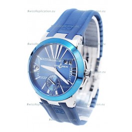 Ulysse Nardin Executive Dual Time Blue Lady's Watch