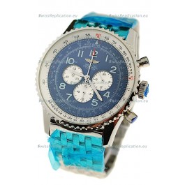 Breitling Navitimer Chronometre Japanese Watch in Blue Dial