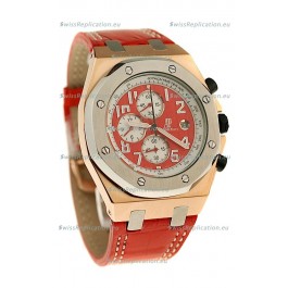 Audemars Piguet Royal Oak Offshore Limited Edition SingaporeGP 2008 Japanese Watch in Red Dial