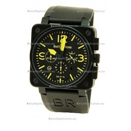 Bell and Ross BR01-94 Edition Swiss Replica Automatic Watch in Yellow Markers