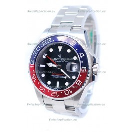 Rolex GMT Masters II 2011 Edition Replica Blue and Red Ceramic Bezel Watch