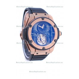 Hublot King Power Vendome Manufacture Tourbillon Swiss Rose Gold Watch