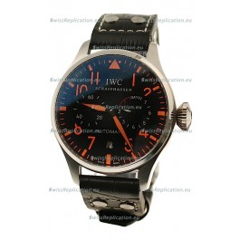 IWC Big Pilot Swiss Replica Watch in Orange Markers