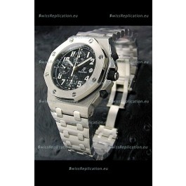 Audemars Piguet Royal Oak Watch in Black Safari Dial - Secs hand 9 O Clock
