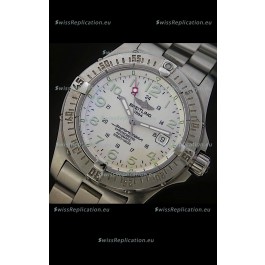 Breitling Superocean Swiss Replica Watch in White Dial