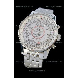 Breitling Navitimer World Swiss Replica Watch in White Dial