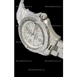 Breitling Superocean Steelfish Swiss Replica Watch in White Dial