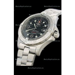 Breitling Superocean Steelfish Swiss Replica Watch in Black Dial