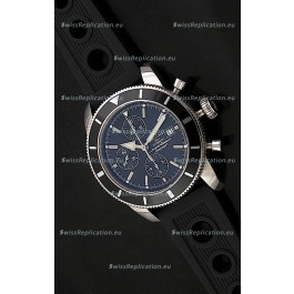 Breitling Superocean Swiss Replica Watch in Black Dial