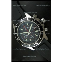 Breiting Superocean Chronograph Swiss Replica Watch in Black Dial - 1:1 Mirror Replica 