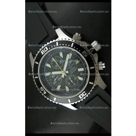 Breiting Superocean Chronograph Swiss Replica Watch in Black Dial - 1:1 Mirror Replica