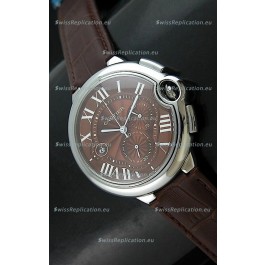 Cartier Ballon de Japanese Replica Watch in Brown Dial