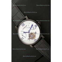 Cartier Calibre de Tourbillon PVD Swiss Watch