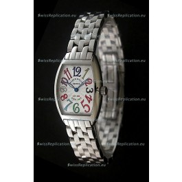 Franck Muller Crazy Color Dreams Japanese Replica Watch in White Dial