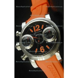 Graham Chronograph Swordfish Swiss Replica Watch in Orange Strap
