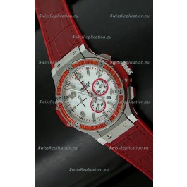 Hublot Big Bang Japanese Repica Watch in Red Strap