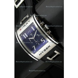 Jorg Hysek X- Ray Japanese Replica Watch in Blue Dial