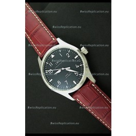 IWC Fliegeruhr International Watch Co. Swiss Automatic Replica Watch in Red Strap
