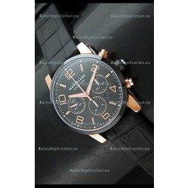 Mont Blanc Timewalker Swiss Watch in Rose Gold Case - Ultimate Mirror Replica
