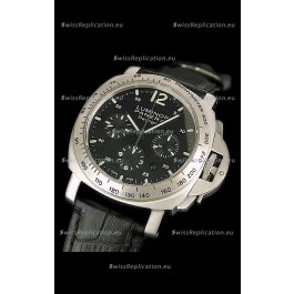 Panerai  Luminor DayLight Chrono Swiss Watch in Leather Strap