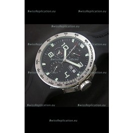 Porsche Design Flat Six P'8340 Swiss Chronograph Watch in Black Dial