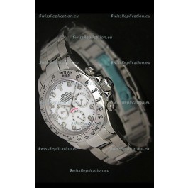 Rolex Daytona Japanese Replica Watch in White Dial