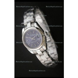 Rolex Datejust Oyster Perpetual Superlative ChronoMeter Japanese Watch in Blue Dial