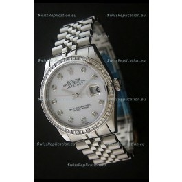 Rolex Datejust Swiss Replica Automatic Watch in White Dial