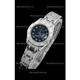 Rolex Datejust Ladies Japanese Replica Ladies Watch in Dark Blue Dial
