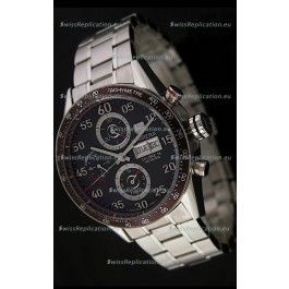 Tag Heuer Carrera Calibre 16 Japanese Watch in Brown Dial