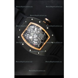 Richard Mille RM055 Bubba Watson Swiss Replica Watch in Golden Indexes