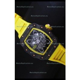 Richard Mille RM35-01 Rafael Nadal Edition Swiss Replica Watch in Yellow Indexes