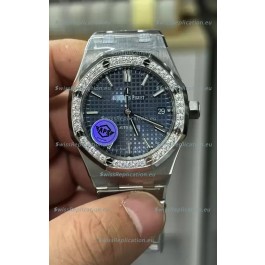 Audemars Piguet Royal Oak 37MM Blue Dial Watch in 3120 Movement - 1:1 Mirror Replica
