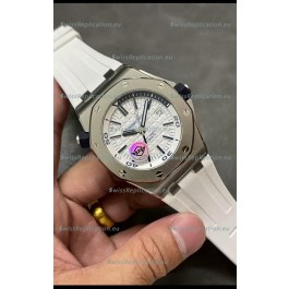 Audemars Piguet Royal Oak 1:1 Ultimate Swiss Replica Watch White Dial Cal.3120 Movement