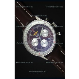 Breitling Navitimer 01 Brown Dial Steel Case 1:1 Mirror Swiss Replica Watch