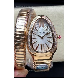 Bvlgari Serpenti Edition Rose Gold Casing Watch in 1:1 Mirror Quality