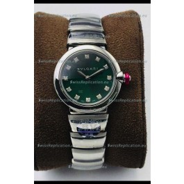 Bvlgari LVCEA Edition Watch in Stainless Steel Green Dial - 1:1 Mirror Replica