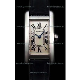 Cartier Tank Americaine Ladies Swiss Quartz Watch 1:1 Mirror Replica