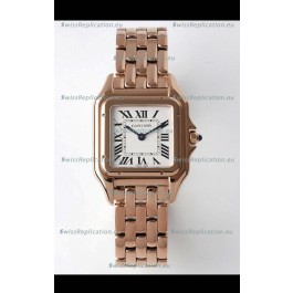 PANTHERE de Cartier Edition 27MM 1:1 Mirror Swiss Watch Rose Gold Casing
