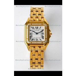 PANTHERE de Cartier Edition 27MM 1:1 Mirror Swiss Watch Yellow Gold Casing