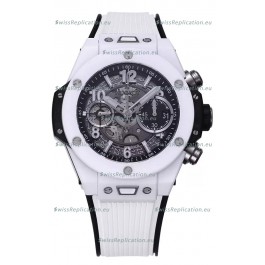Hublot Big Bang Unico White Ceramic Casing 1:1 Mirror Edition Swiss Replica Watch