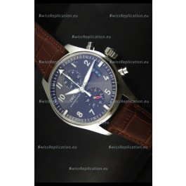 IWC IW387802 Pilot Chronograph 1:1 Mirror Replica with Leather Strap